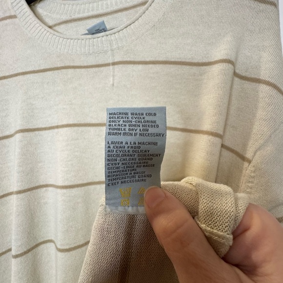 Mens Quiksilver sweater sz XXL lightweight beige.  E1.2 - Picture 4 of 12